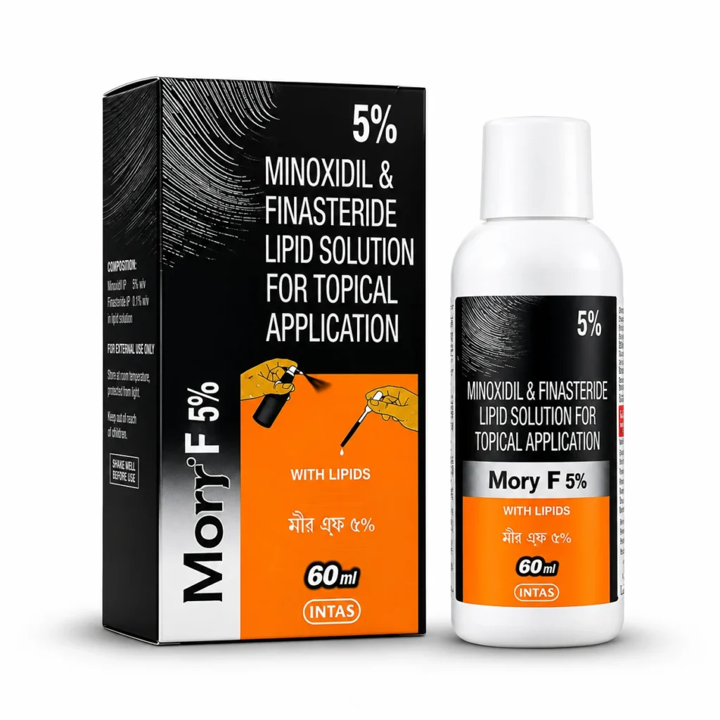 Morr F 5% Minoxidil & Finastride Lipid Solution For Topical Application 60ml