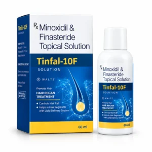 Tinfal-10 F Solution – 10% Minoxidil + Finasteride Hair Regrowth Treatment 60ml
