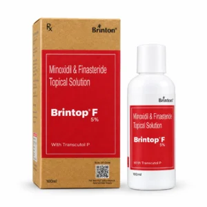 Brintop F 5% Minoxidil & Finasteride Topical Solution with Transcutol P 100ml
