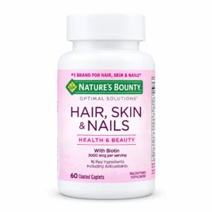Natures Bounty Hair, Skin & Nails 3,000 mcg of Biotin, 60 Caplets
