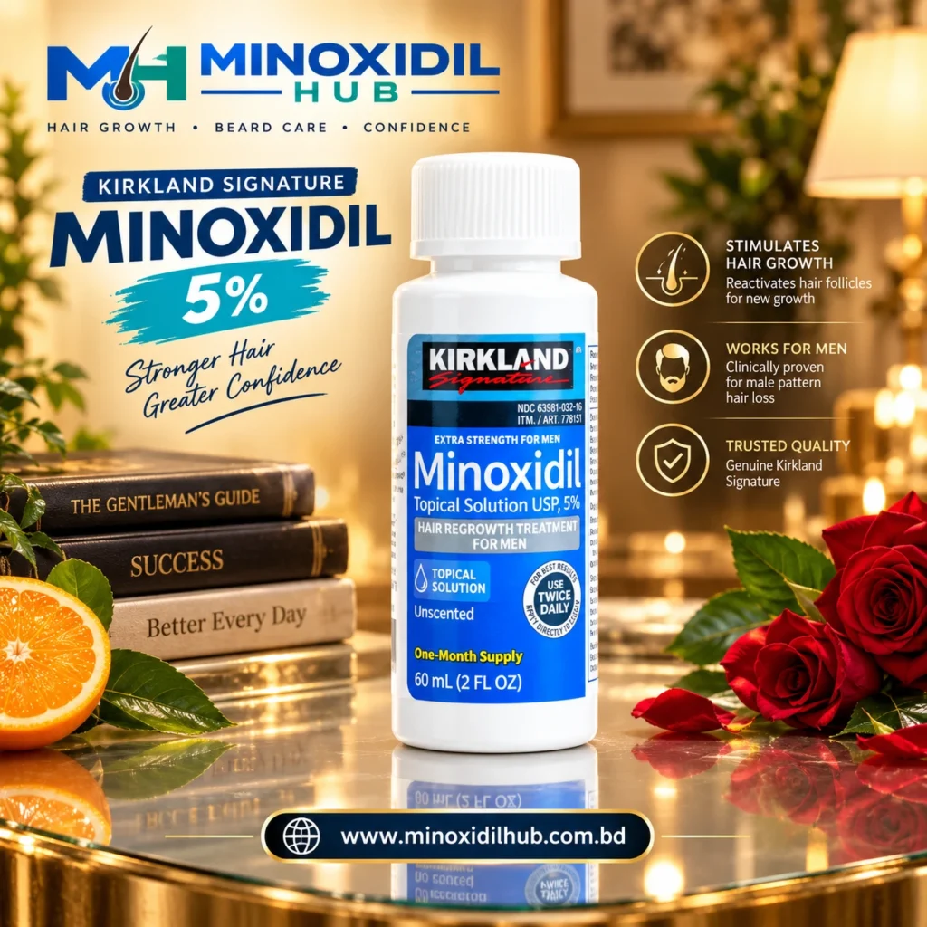 Kirkland Minoxidil 5% Topical Solution One Month Supply